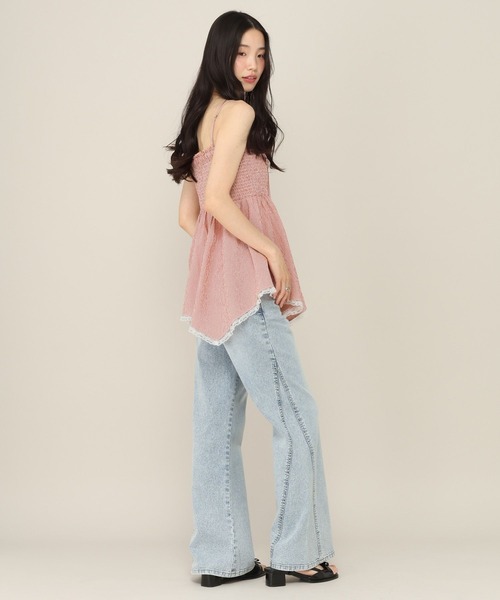 Heather(ヘザー)の「シャーリングレースベアキャミ 815290(キャミソール・レディース・オフホワイト/レッド系その他/ブラック系その他・FREE)」の20枚目の写真