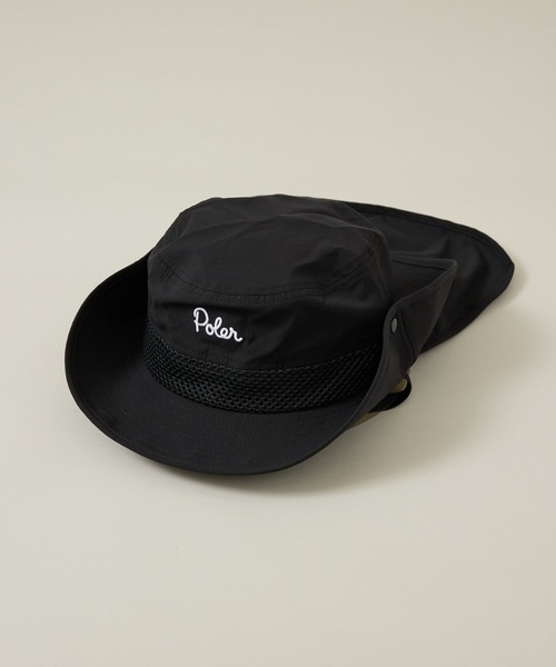 POLeR(ポーラー)の「【POLeR/ポーラー】SUNGUARD SURF HAT/サンガード付ハット(ハット・メンズ・ブラック/グレー/ベージュ・フリー)」の20枚目の写真