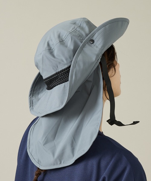 POLeR(ポーラー)の「【POLeR/ポーラー】SUNGUARD SURF HAT/サンガード付ハット(ハット・メンズ・ブラック/グレー/ベージュ・フリー)」の22枚目の写真