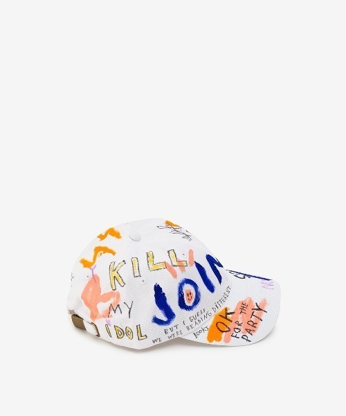 ROYAL FLASH(ロイヤルフラッシュ)の「guernika/ゲルニカ/HAND PAINTED CAP(キャップ・メンズ・インディゴブルー/ベージュ/スミクロ/ホワイト/カーキ/ブラック/イエロー・FREE)」の13枚目の写真