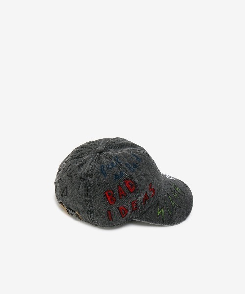 ROYAL FLASH(ロイヤルフラッシュ)の「guernika/ゲルニカ/HAND PAINTED CAP(キャップ・メンズ・インディゴブルー/ベージュ/スミクロ/ホワイト/カーキ/ブラック/イエロー・FREE)」の21枚目の写真
