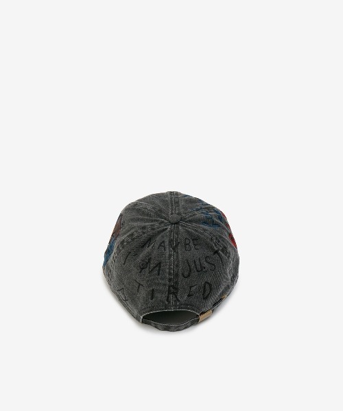 ROYAL FLASH(ロイヤルフラッシュ)の「guernika/ゲルニカ/HAND PAINTED CAP(キャップ・メンズ・インディゴブルー/ベージュ/スミクロ/ホワイト/カーキ/ブラック/イエロー・FREE)」の22枚目の写真