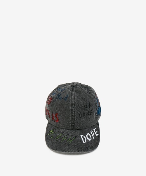 ROYAL FLASH(ロイヤルフラッシュ)の「guernika/ゲルニカ/HAND PAINTED CAP(キャップ・メンズ・インディゴブルー/ベージュ/スミクロ/ホワイト/カーキ/ブラック/イエロー・FREE)」の20枚目の写真