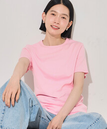 PETIT BATEAU/プチバトー ポワンココットクルーネック半袖Tシャツ/無地Tシャツ