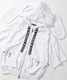 kiss full zip hoodie（パーカー）｜Nope Girl（ノープガール）の