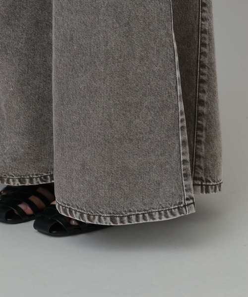 LAKOLE(ラコレ)の「<接触冷感>マーメイドデニムスカート / 865274(デニムスカート・レディース・ブラック/ブルー・LARGE/MEDIUM)」の3枚目の写真