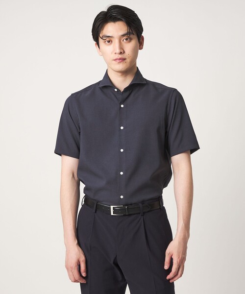 A DAY IN THE LIFE UNITED ARROWS（アデイインザライフユナイテッドアローズ）の「ハイツイスト カッタウェイカラーシャツ-吸水速乾・イージーケア-＜A DAY IN THE LIFE＞（シャツ/ブラウス・メンズ・ホワイト/ロイヤルブルー/ライトブルー・M/L/S/XL）」の3枚目の写真