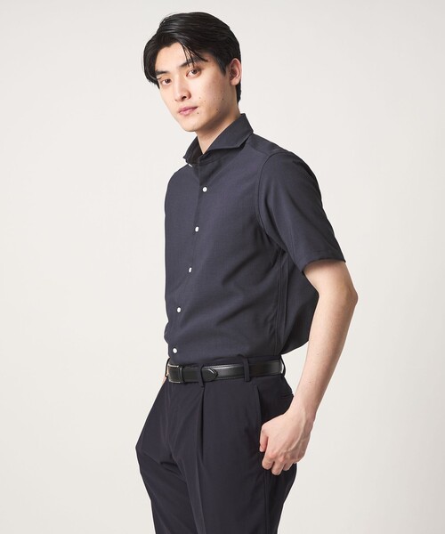 A DAY IN THE LIFE UNITED ARROWS（アデイインザライフユナイテッドアローズ）の「ハイツイスト カッタウェイカラーシャツ-吸水速乾・イージーケア-＜A DAY IN THE LIFE＞（シャツ/ブラウス・メンズ・ホワイト/ロイヤルブルー/ライトブルー・M/L/S/XL）」の4枚目の写真