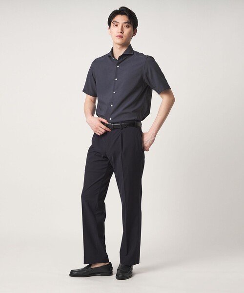 A DAY IN THE LIFE UNITED ARROWS（アデイインザライフユナイテッドアローズ）の「ハイツイスト カッタウェイカラーシャツ-吸水速乾・イージーケア-＜A DAY IN THE LIFE＞（シャツ/ブラウス・メンズ・ホワイト/ロイヤルブルー/ライトブルー・M/L/S/XL）」の6枚目の写真