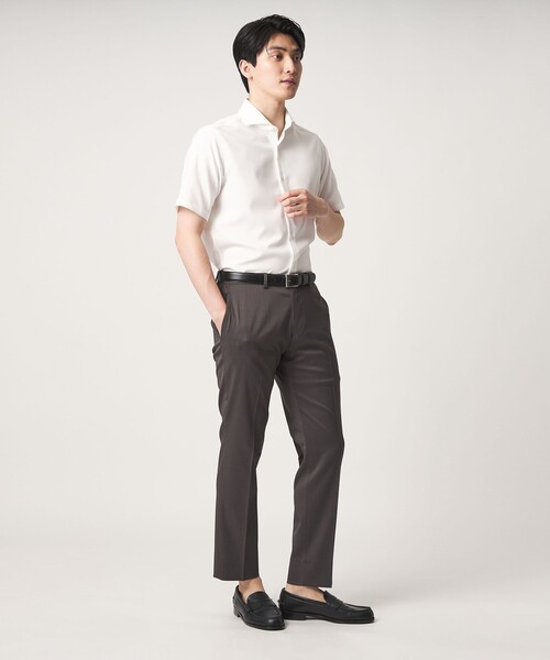 A DAY IN THE LIFE UNITED ARROWS（アデイインザライフユナイテッドアローズ）の「ハイツイスト カッタウェイカラーシャツ-吸水速乾・イージーケア-＜A DAY IN THE LIFE＞（シャツ/ブラウス・メンズ・ホワイト/ロイヤルブルー/ライトブルー・M/L/S/XL）」の8枚目の写真