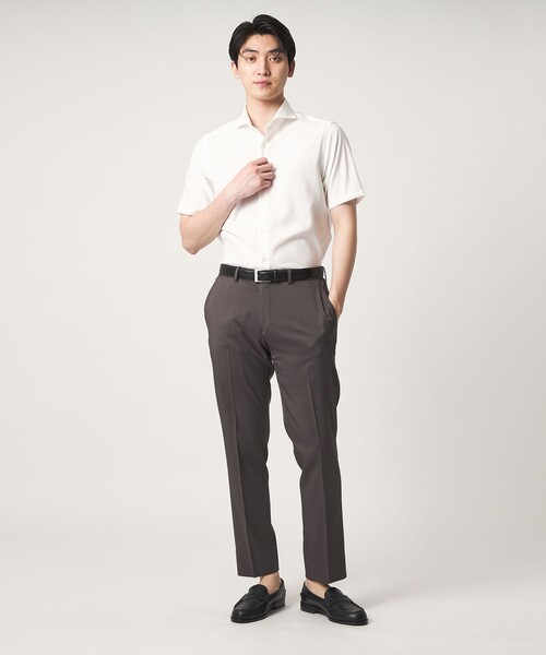 A DAY IN THE LIFE UNITED ARROWS（アデイインザライフユナイテッドアローズ）の「ハイツイスト カッタウェイカラーシャツ-吸水速乾・イージーケア-＜A DAY IN THE LIFE＞（シャツ/ブラウス・メンズ・ホワイト/ロイヤルブルー/ライトブルー・M/L/S/XL）」の9枚目の写真