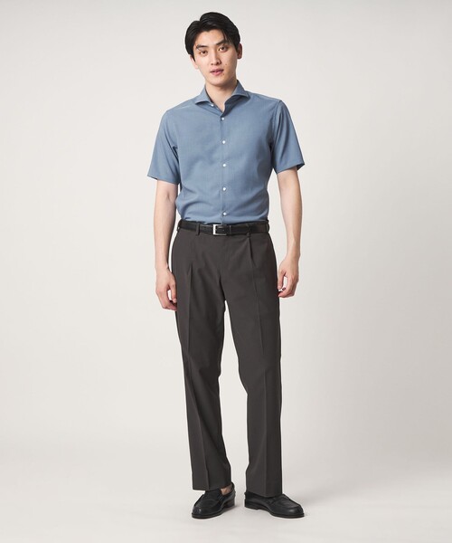 A DAY IN THE LIFE UNITED ARROWS（アデイインザライフユナイテッドアローズ）の「ハイツイスト カッタウェイカラーシャツ-吸水速乾・イージーケア-＜A DAY IN THE LIFE＞（シャツ/ブラウス・メンズ・ホワイト/ロイヤルブルー/ライトブルー・M/L/S/XL）」の11枚目の写真
