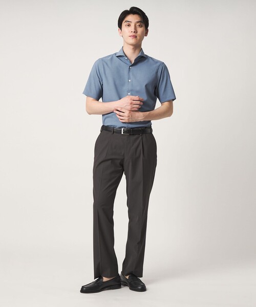 A DAY IN THE LIFE UNITED ARROWS（アデイインザライフユナイテッドアローズ）の「ハイツイスト カッタウェイカラーシャツ-吸水速乾・イージーケア-＜A DAY IN THE LIFE＞（シャツ/ブラウス・メンズ・ホワイト/ロイヤルブルー/ライトブルー・M/L/S/XL）」の12枚目の写真