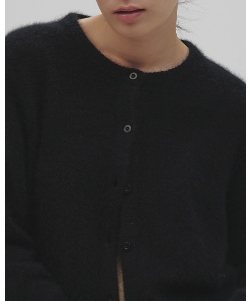 TODAYFUL(トゥデイフル)の「Fox Wool Cardigan(カーディガン/ボレロ・レディース・ブラック/グレー/キナリ・FREE)」の11枚目の写真