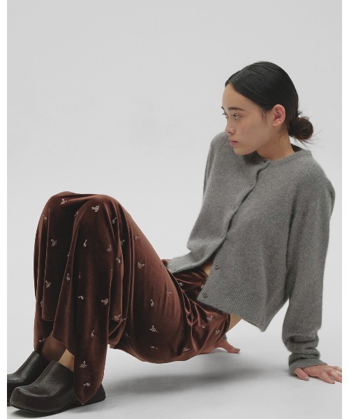 TODAYFUL(トゥデイフル)の「Fox Wool Cardigan(カーディガン/ボレロ・レディース・ブラック/グレー/キナリ・FREE)」の12枚目の写真