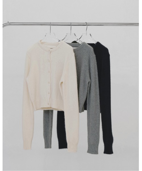 TODAYFUL(トゥデイフル)の「Fox Wool Cardigan(カーディガン/ボレロ・レディース・ブラック/グレー/キナリ・FREE)」の16枚目の写真