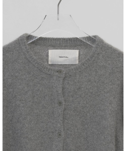 TODAYFUL(トゥデイフル)の「Fox Wool Cardigan(カーディガン/ボレロ・レディース・ブラック/グレー/キナリ・FREE)」の20枚目の写真