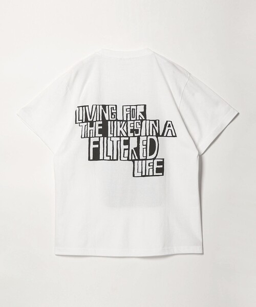 6(ロク)の「【別注】<Are You Different for 6>STAR MAN/Tシャツ(Tシャツ/カットソー・レディース・ホワイト/ブラック・XL/M)」の3枚目の写真