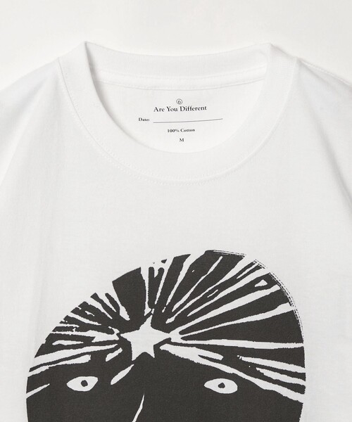 6(ロク)の「【別注】<Are You Different for 6>STAR MAN/Tシャツ(Tシャツ/カットソー・レディース・ホワイト/ブラック・XL/M)」の4枚目の写真