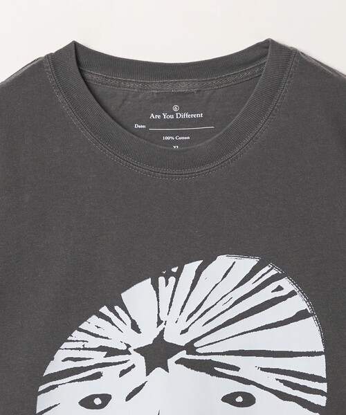 6(ロク)の「【別注】<Are You Different for 6>STAR MAN/Tシャツ(Tシャツ/カットソー・レディース・ホワイト/ブラック・XL/M)」の8枚目の写真