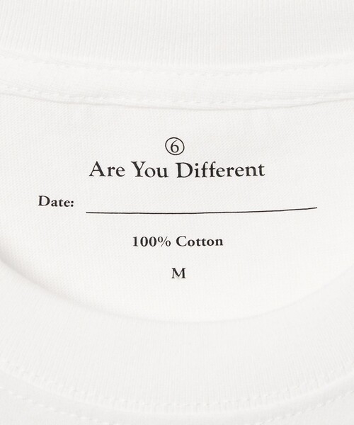 6(ロク)の「【別注】<Are You Different for 6>STAR MAN/Tシャツ(Tシャツ/カットソー・レディース・ホワイト/ブラック・XL/M)」の10枚目の写真