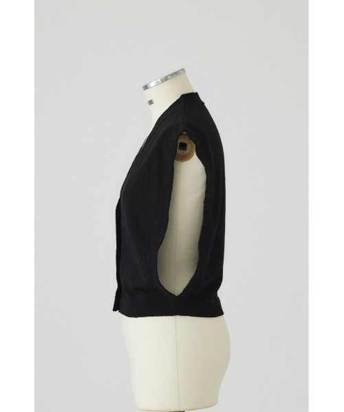 RIM.ARK(リムアーク)の「Compact knit vest(コンパクト ニット ベスト)(ベスト・レディース・ブラウン/グレー/ブラック・FREE)」の12枚目の写真