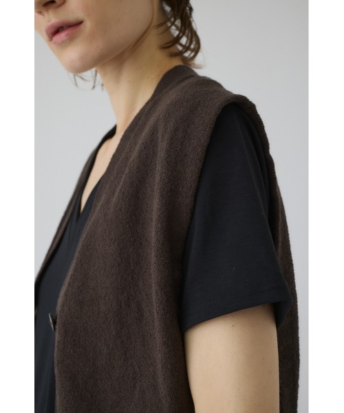 RIM.ARK(リムアーク)の「Compact knit vest(コンパクト ニット ベスト)(ベスト・レディース・ブラウン/グレー/ブラック・FREE)」の20枚目の写真