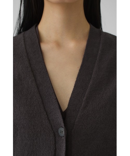 RIM.ARK(リムアーク)の「Compact knit vest(コンパクト ニット ベスト)(ベスト・レディース・ブラウン/グレー/ブラック・FREE)」の17枚目の写真