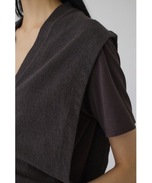 RIM.ARK(リムアーク)の「Compact knit vest(コンパクト ニット ベスト)(ベスト・レディース・ブラウン/グレー/ブラック・FREE)」の15枚目の写真