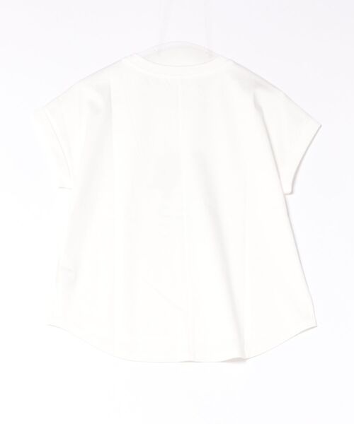STRAWBERRY-FIELDS(ストロベリーフィールズ)の「超長綿スムースTシャツ(Tシャツ/カットソー・レディース・ホワイト系1/ホワイト系2/ホワイト系3・2)」の9枚目の写真