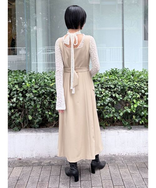LAGUNAMOON(ラグナムーン)の「バックリボンレースカットソートップス 【シアートップス】(Tシャツ/カットソー・レディース・ブラック/ホワイト/レッド・FREE)」の15枚目の写真
