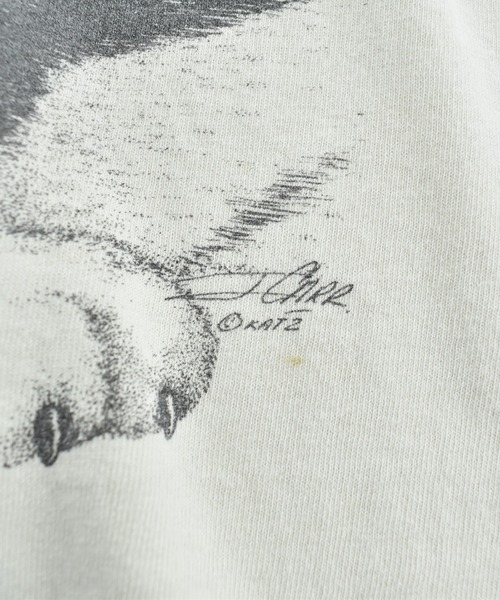 LABORATORY R(ラボラトリーアール)の「【USED】90’s Siegfried & Roy At the Mirage アニマルTシャツ USA製(Tシャツ/カットソー・メンズ・ホワイト・X-LARGE)」の4枚目の写真