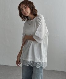 裾レースＴシャツ