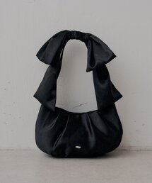リボンハンドルサークルバッグ