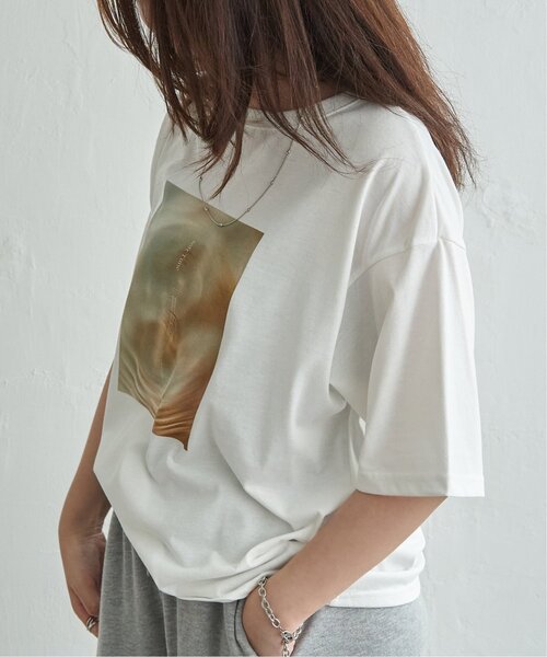 VENCEEXCHANGE(ヴァンスエクスチェンジ)の「【接触冷感/UVカット】MarbleプリントTシャツ(Tシャツ/カットソー・レディース・オフホワイト/その他1・FREE)」の7枚目の写真