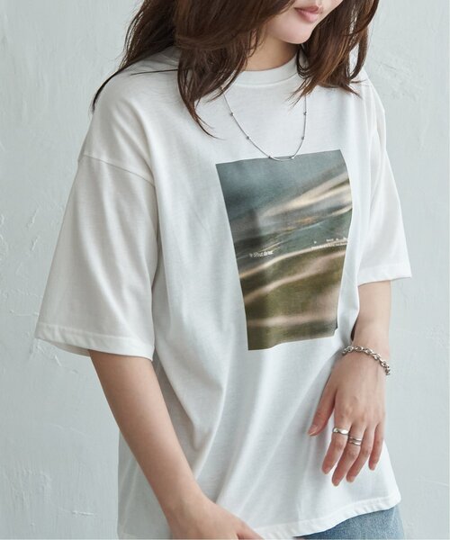 VENCEEXCHANGE(ヴァンスエクスチェンジ)の「【接触冷感/UVカット】MarbleプリントTシャツ(Tシャツ/カットソー・レディース・オフホワイト/その他1・FREE)」の10枚目の写真