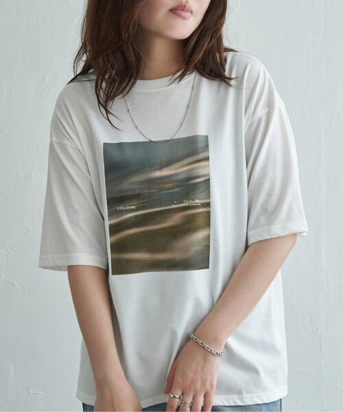 VENCEEXCHANGE(ヴァンスエクスチェンジ)の「【接触冷感/UVカット】MarbleプリントTシャツ(Tシャツ/カットソー・レディース・オフホワイト/その他1・FREE)」の11枚目の写真