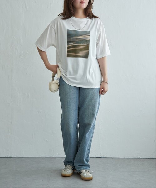 VENCEEXCHANGE(ヴァンスエクスチェンジ)の「【接触冷感/UVカット】MarbleプリントTシャツ(Tシャツ/カットソー・レディース・オフホワイト/その他1・FREE)」の13枚目の写真