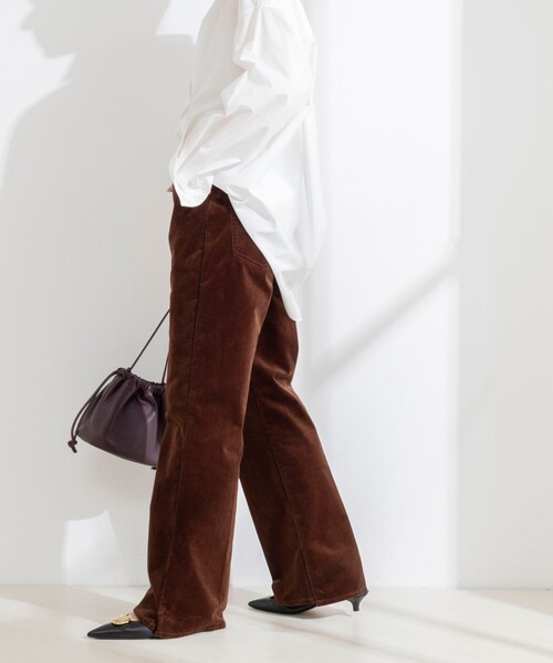Rie Miller(リエミラー)の「《5サイズ展開》【RM denim】ウォッシャブルセンタープレス裾デザインコーデュロイパンツ(その他パンツ・レディース・ブラウン・XXS/XS/S/M/L)」の10枚目の写真