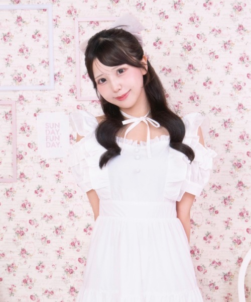 LAFARY(ラファリー)の「ベロアリボンバレッタ(バレッタ/ヘアクリップ・レディース・アイボリー/ホワイト/ブラック/ベージュ/ピンク・FREE)」の9枚目の写真