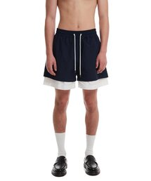 TRUNK PROJECT（トランクプロジェクト）の「Layered Shorts_Navy（その他パンツ）」