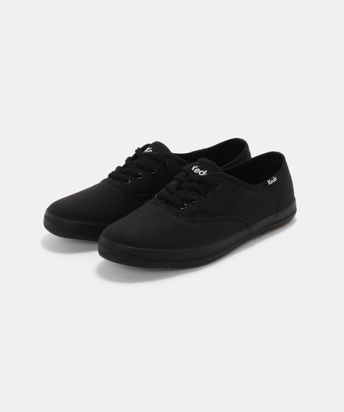 Keds(ケッズ)の「Keds./ケッズ CHAMPION CANVAS WF(スニーカー・レディース・ホワイト/ブラック/ネイビー・23cm/24.5cm/23.5cm/24cm/25cm/22.5cm)」の3枚目の写真
