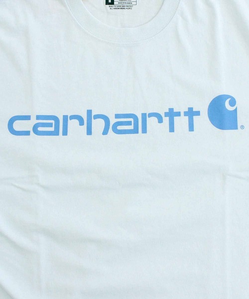Carhartt（カーハート）の「ルーズフィット ヘビーウェイト 半袖ロゴグラフィックTシャツ K195（Tシャツ/カットソー・メンズ・ブラック/ダークブルー/ライトブルーグレー・L/XL/M）」の8枚目の写真