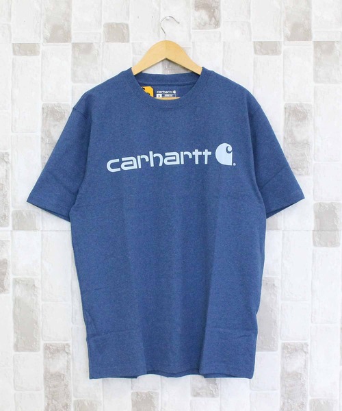 Carhartt（カーハート）の「ルーズフィット ヘビーウェイト 半袖ロゴグラフィックTシャツ K195（Tシャツ/カットソー・メンズ・ブラック/ダークブルー/ライトブルーグレー・L/XL/M）」の9枚目の写真