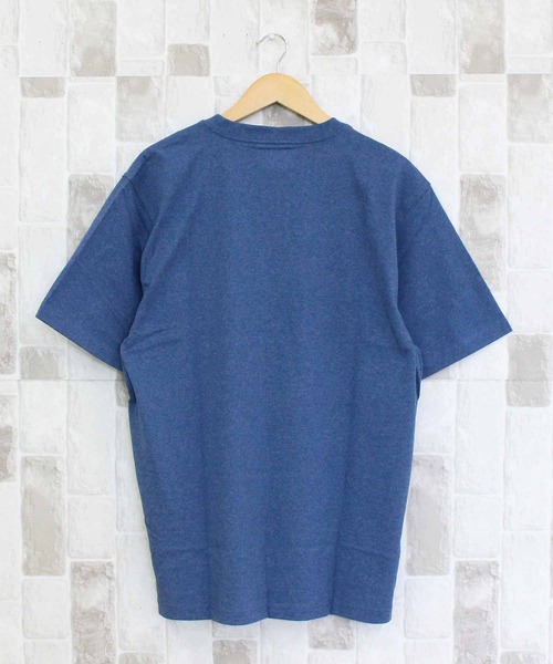 Carhartt（カーハート）の「ルーズフィット ヘビーウェイト 半袖ロゴグラフィックTシャツ K195（Tシャツ/カットソー・メンズ・ブラック/ダークブルー/ライトブルーグレー・L/XL/M）」の10枚目の写真