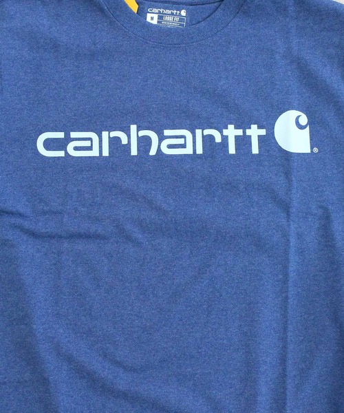 Carhartt（カーハート）の「ルーズフィット ヘビーウェイト 半袖ロゴグラフィックTシャツ K195（Tシャツ/カットソー・メンズ・ブラック/ダークブルー/ライトブルーグレー・L/XL/M）」の11枚目の写真