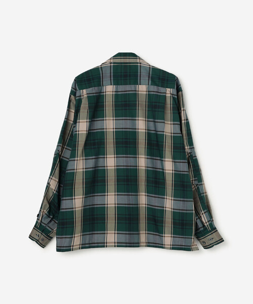 DAIWA PIER39(ダイワピア39)の「DAIWA PIER39 | TECH SPORTS OPEN COLLAR SHIRT L/S BIG TARTAN MEN(シャツ/ブラウス・メンズ・ブラック系その他/グリーン系その他・M/S/L)」の4枚目の写真