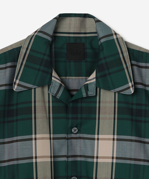 DAIWA PIER39(ダイワピア39)の「DAIWA PIER39 | TECH SPORTS OPEN COLLAR SHIRT L/S BIG TARTAN MEN(シャツ/ブラウス・メンズ・ブラック系その他/グリーン系その他・M/S/L)」の5枚目の写真