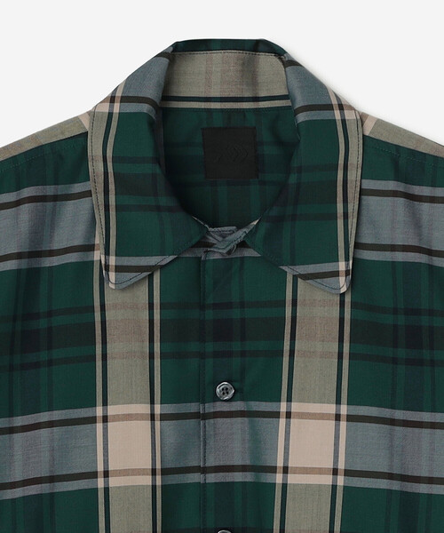 DAIWA PIER39(ダイワピア39)の「DAIWA PIER39 | TECH SPORTS OPEN COLLAR SHIRT L/S BIG TARTAN MEN(シャツ/ブラウス・メンズ・ブラック系その他/グリーン系その他・M/S/L)」の6枚目の写真