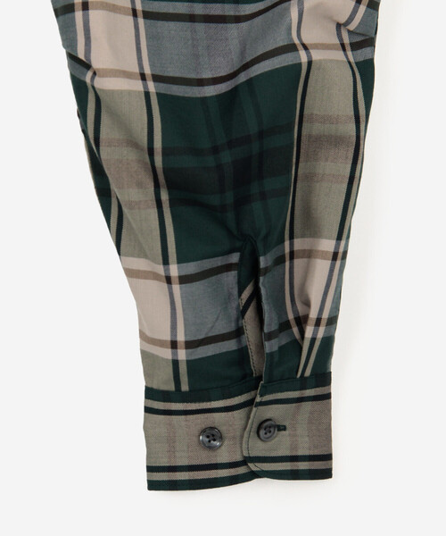 DAIWA PIER39(ダイワピア39)の「DAIWA PIER39 | TECH SPORTS OPEN COLLAR SHIRT L/S BIG TARTAN MEN(シャツ/ブラウス・メンズ・ブラック系その他/グリーン系その他・M/S/L)」の7枚目の写真